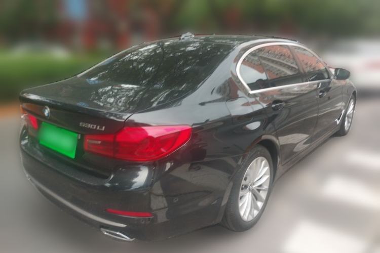 Used BMW 5 Series 2020 530Li Luxury Edition Premium Package Rear Right 45 Deg
