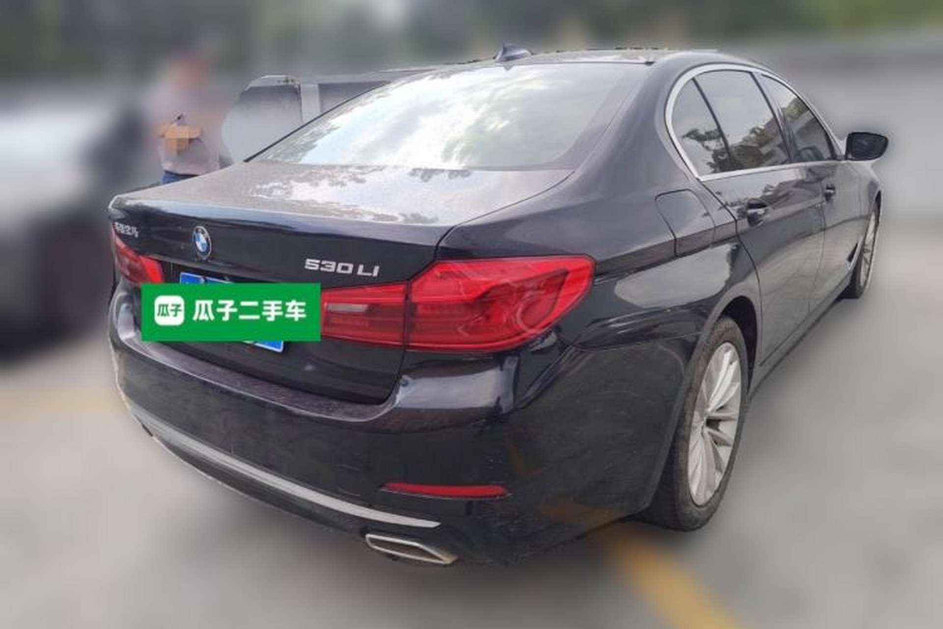 Used BMW 5 Series 2020 530Li Leading Edition Luxury Package Rear Right 45 Deg