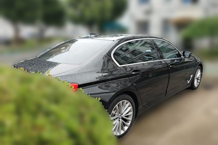Used BMW 5 Series 2020 525Li Luxury Package Rear Right 45 Deg