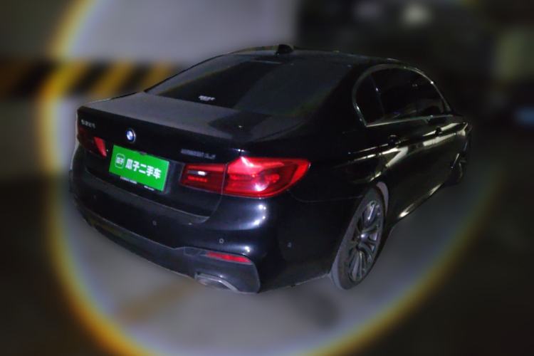 Used BMW 5 Series 2020 530Li Luxury Edition M Sport Package Rear Right 45 Deg