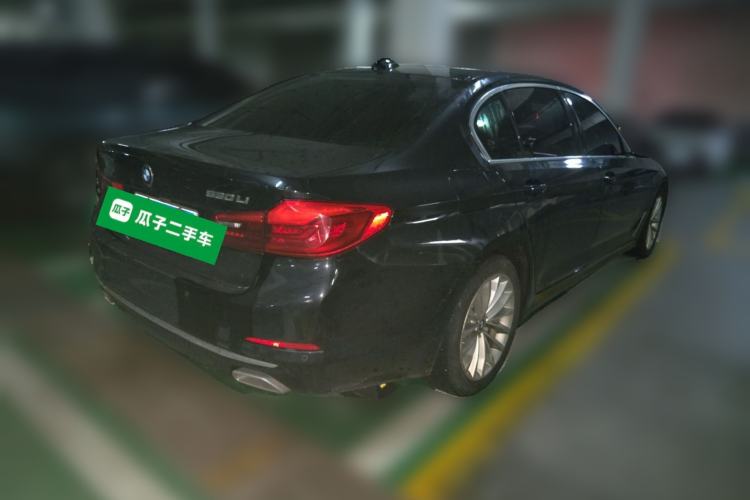 Used BMW 5 Series 2020 530Li Leading Edition Luxury Package Rear Right 45 Deg