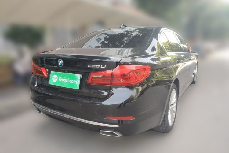 Used BMW 5 Series 2020 530Li Leading Edition Luxury Package Rear Right 45 Deg