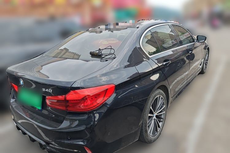 Used BMW 5 Series 2020 530Li Luxury Edition M Sport Package Rear Right 45 Deg