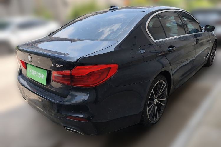 Used BMW 5 Series 2020 530Li Leading Model M Sport Package Rear Right 45 Deg