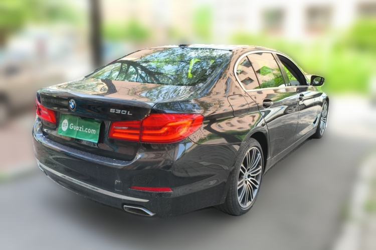 Used BMW 5 Series 2020 525Li Luxury Package Rear Right 45 Deg