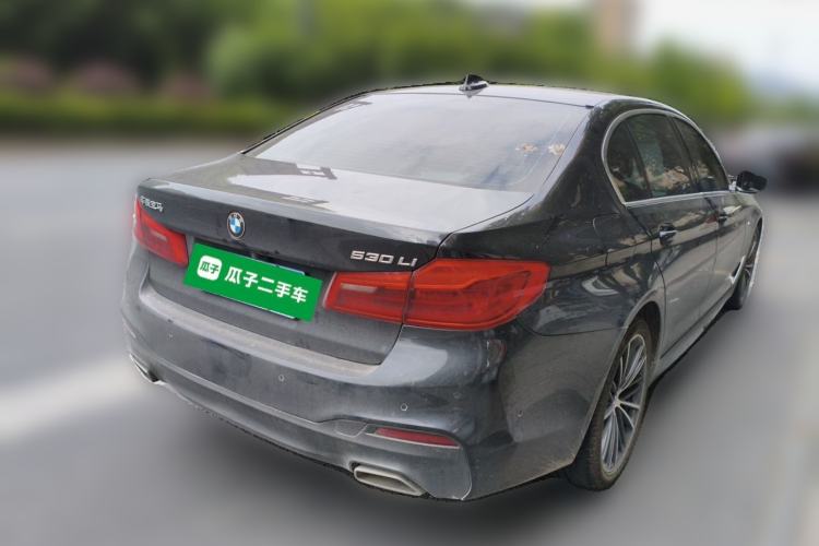 Used BMW 5 Series 2020 530Li Luxury Edition M Sport Package Rear Right 45 Deg