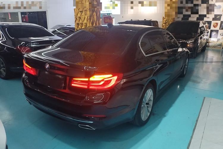 Used BMW 5 Series 2020 530Li Luxury Edition Premium Package Rear Right 45 Deg