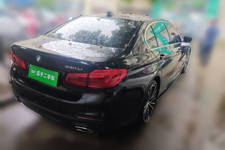 Used BMW 5 Series 2020 530Li Leading Model M Sport Package Rear Right 45 Deg