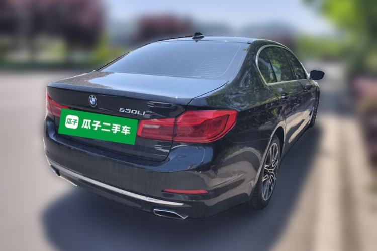 Used BMW 5 Series 2020 530Li Leading Edition Luxury Package Rear Right 45 Deg