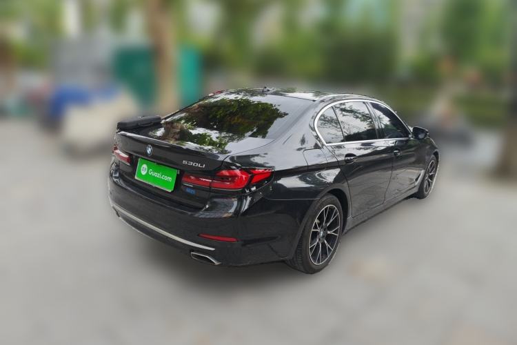 Used BMW 5 Series 2020 530Li Leading Edition Luxury Package Rear Right 45 Deg