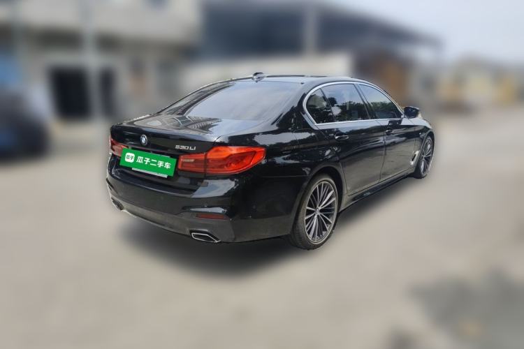 Used BMW 5 Series 2020 530Li Luxury Edition M Sport Package Rear Right 45 Deg
