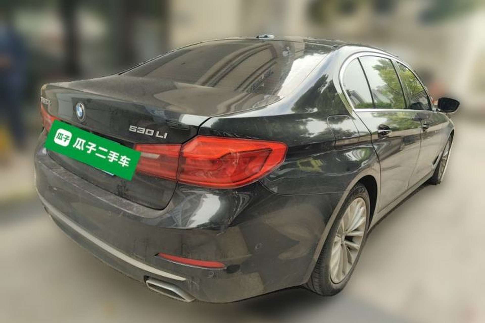 Used BMW 5 Series 2020 530Li Leading Edition Luxury Package Rear Right 45 Deg