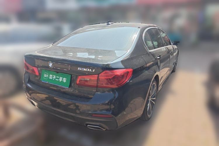 Used BMW 5 Series 2020 530Li Leading Model M Sport Package Rear Right 45 Deg