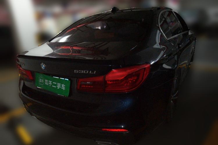 Used BMW 5 Series 2020 530Li Leading Model M Sport Package Rear Right 45 Deg