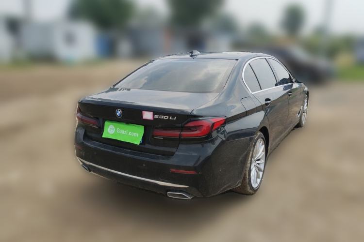 Used BMW 5 Series 2020 530Li Executive M Sport Package Rear Right 45 Deg