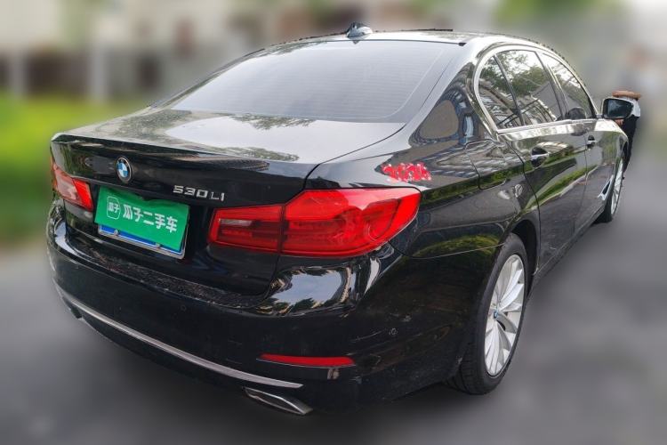 Used BMW 5 Series 2020 530Li Leading Edition Luxury Package Rear Right 45 Deg