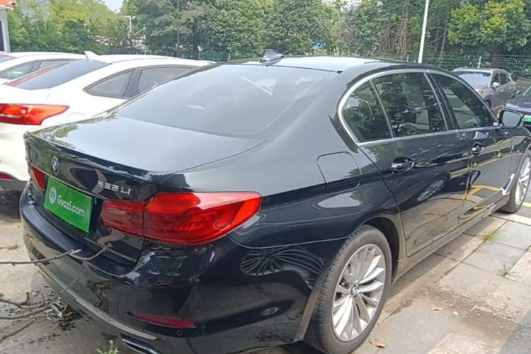 Used BMW 5 Series 2020 525Li Luxury Package Rear Right 45 Deg
