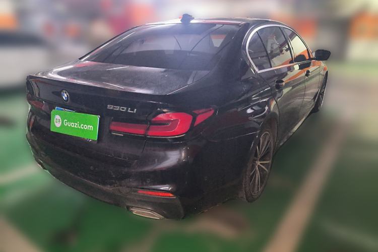Used BMW 5 Series 2020 530Li Luxury Edition M Sport Package Rear Right 45 Deg