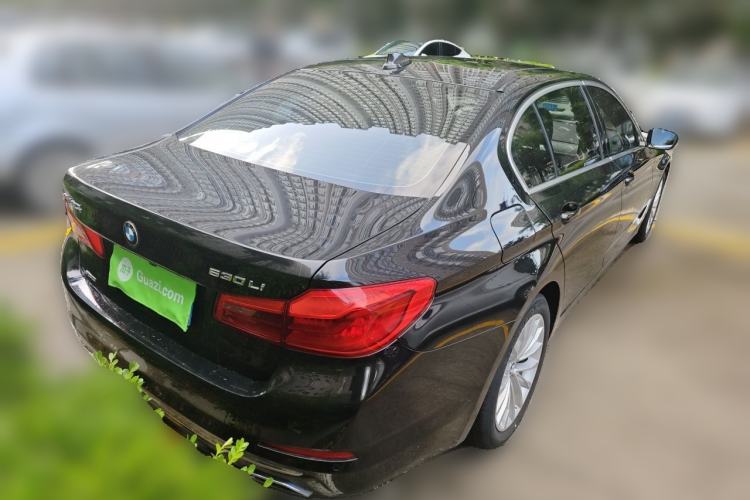 Used BMW 5 Series 2020 530Li xDrive Luxury Package Rear Right 45 Deg