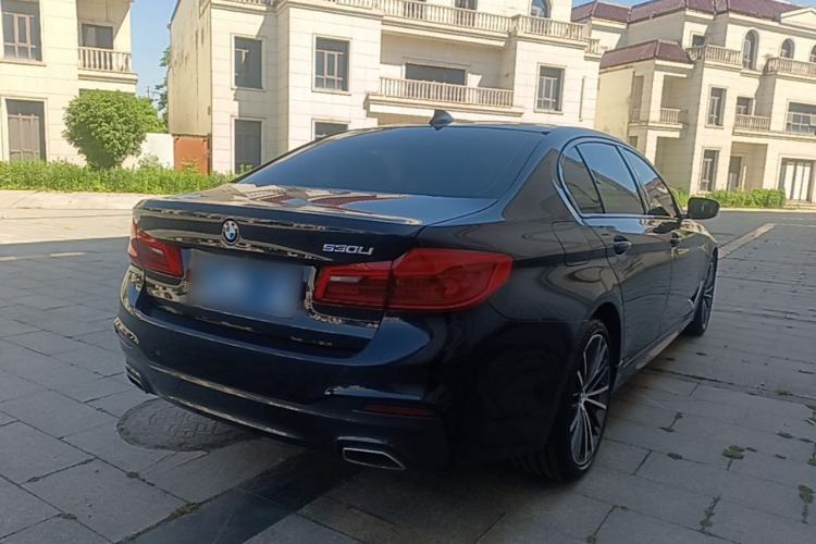 Used BMW 5 Series 2020 530Li Leading Model M Sport Package Rear Right 45 Deg