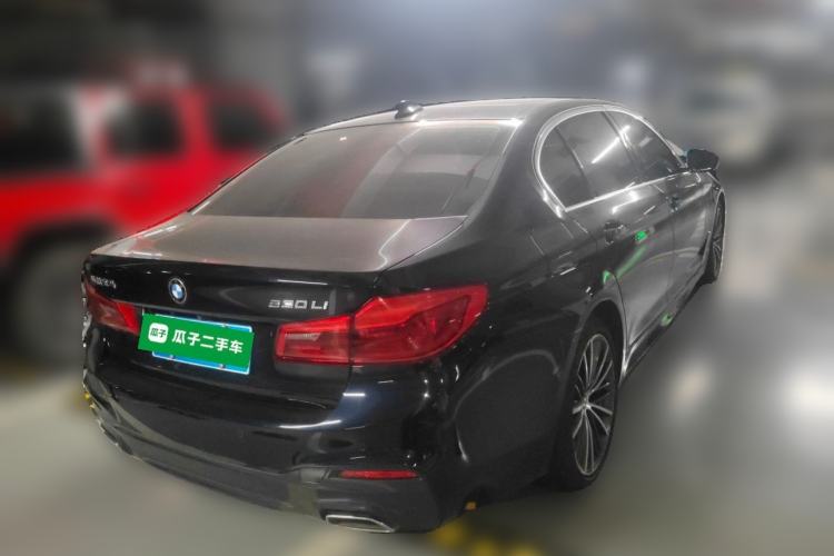 Used BMW 5 Series 2020 530Li Leading Model M Sport Package Rear Right 45 Deg