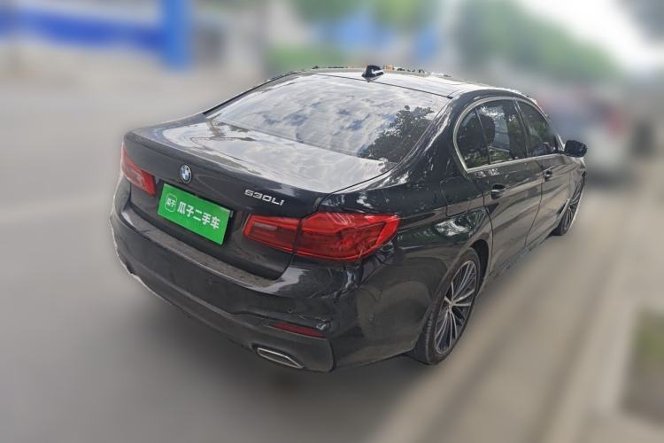 Used BMW 5 Series 2020 530Li Leading Model M Sport Package Rear Right 45 Deg