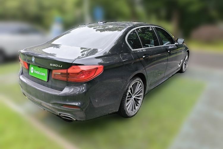 Used BMW 5 Series 2020 530Li Leading Model M Sport Package Rear Right 45 Deg