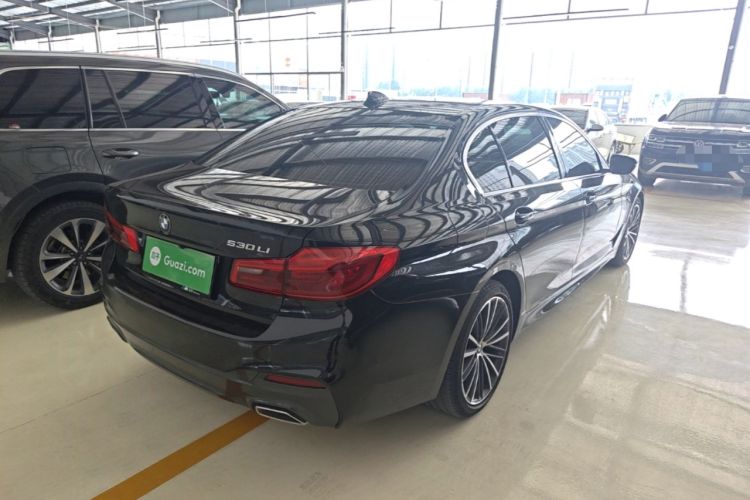 Used BMW 5 Series 2020 530Li Leading Model M Sport Package Rear Right 45 Deg