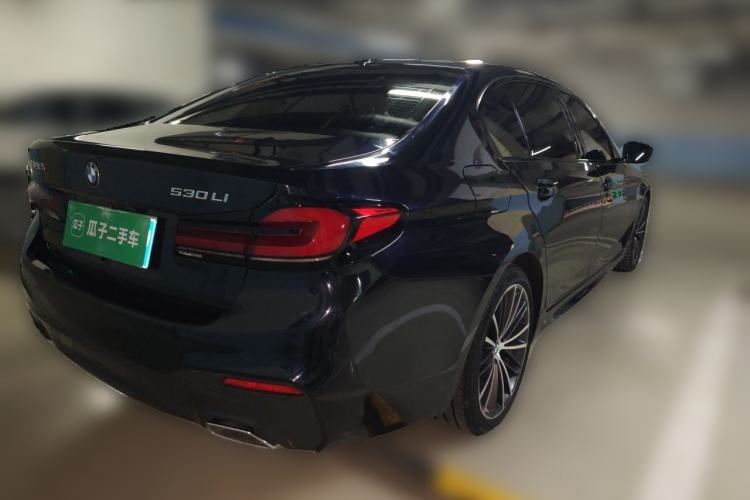 Used BMW 5 Series 2020 530Li xDrive M Sport Package Rear Right 45 Deg