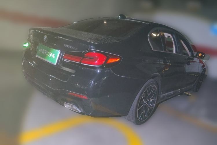 Used BMW 5 Series 2020 530Li Luxury Edition Premium Package Rear Right 45 Deg
