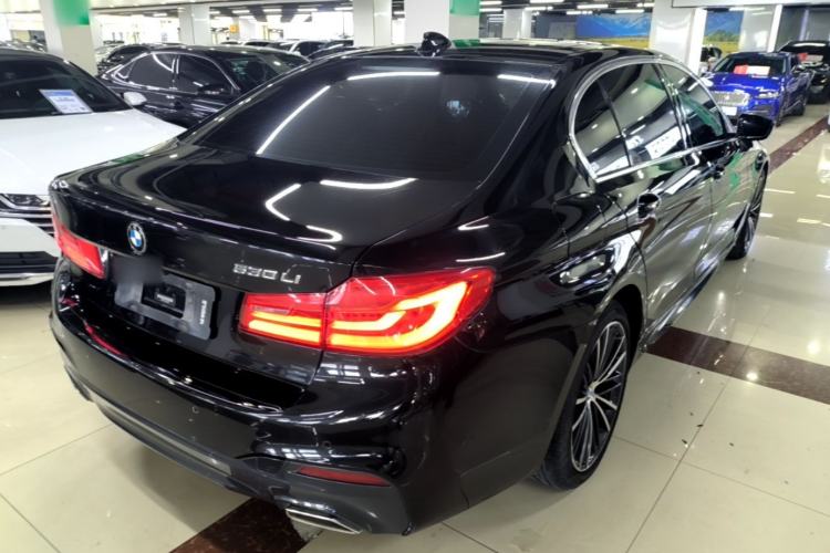 Used BMW 5 Series 2020 530Li Luxury Edition M Sport Package Rear Right 45 Deg