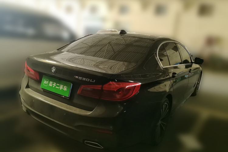 Used BMW 5 Series 2020 530Li Luxury Edition M Sport Package Rear Right 45 Deg