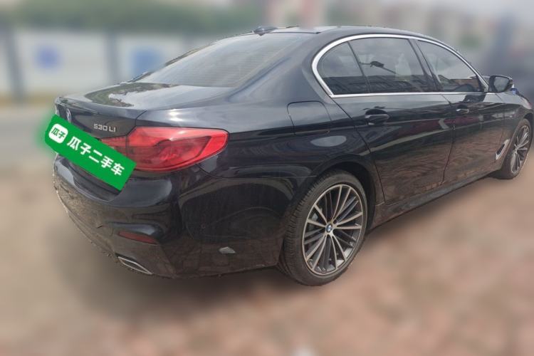 Used BMW 5 Series 2020 530Li Luxury Edition M Sport Package Rear Right 45 Deg