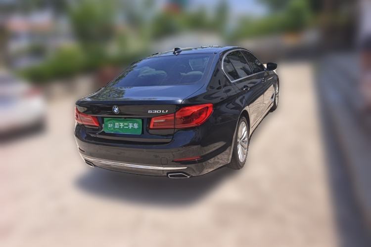 Used BMW 5 Series 2020 530Li xDrive Luxury Package Rear Right 45 Deg