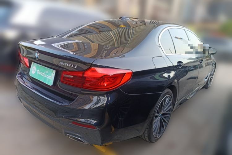 Used BMW 5 Series 2020 530Li Luxury Edition M Sport Package Rear Right 45 Deg