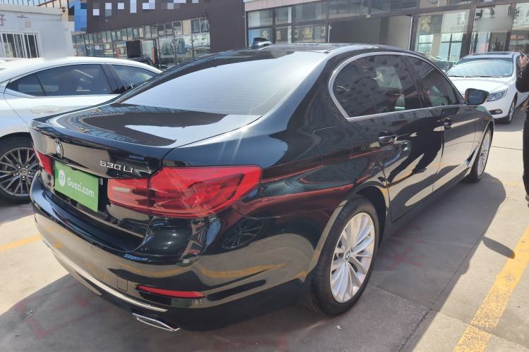 Used BMW 5 Series 2020 530Li Leading Edition Luxury Package Rear Right 45 Deg