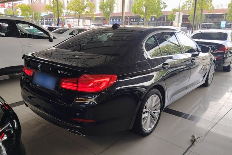 Used BMW 5 Series 2020 530Li Luxury Edition Premium Package Rear Right 45 Deg