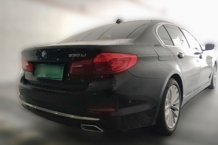 Used BMW 5 Series 2020 530Li Luxury Edition Premium Package Rear Right 45 Deg
