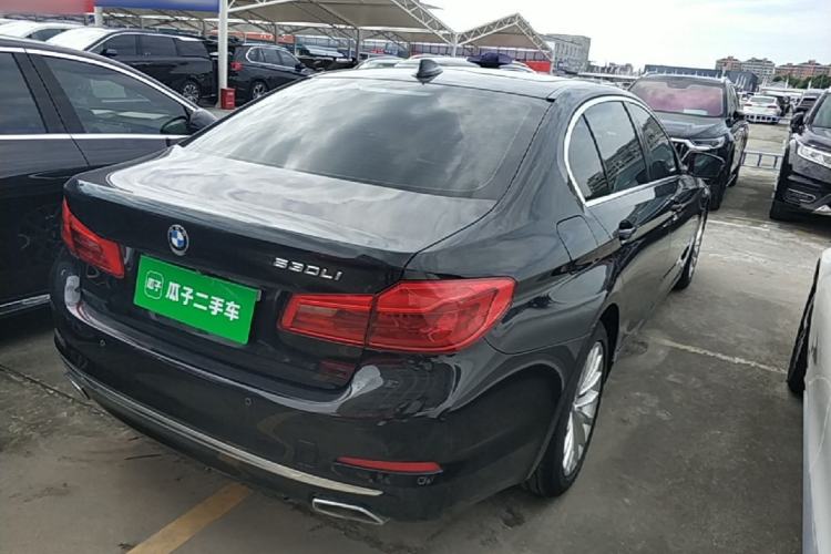 Used BMW 5 Series 2020 530Li Leading Edition Luxury Package Rear Right 45 Deg