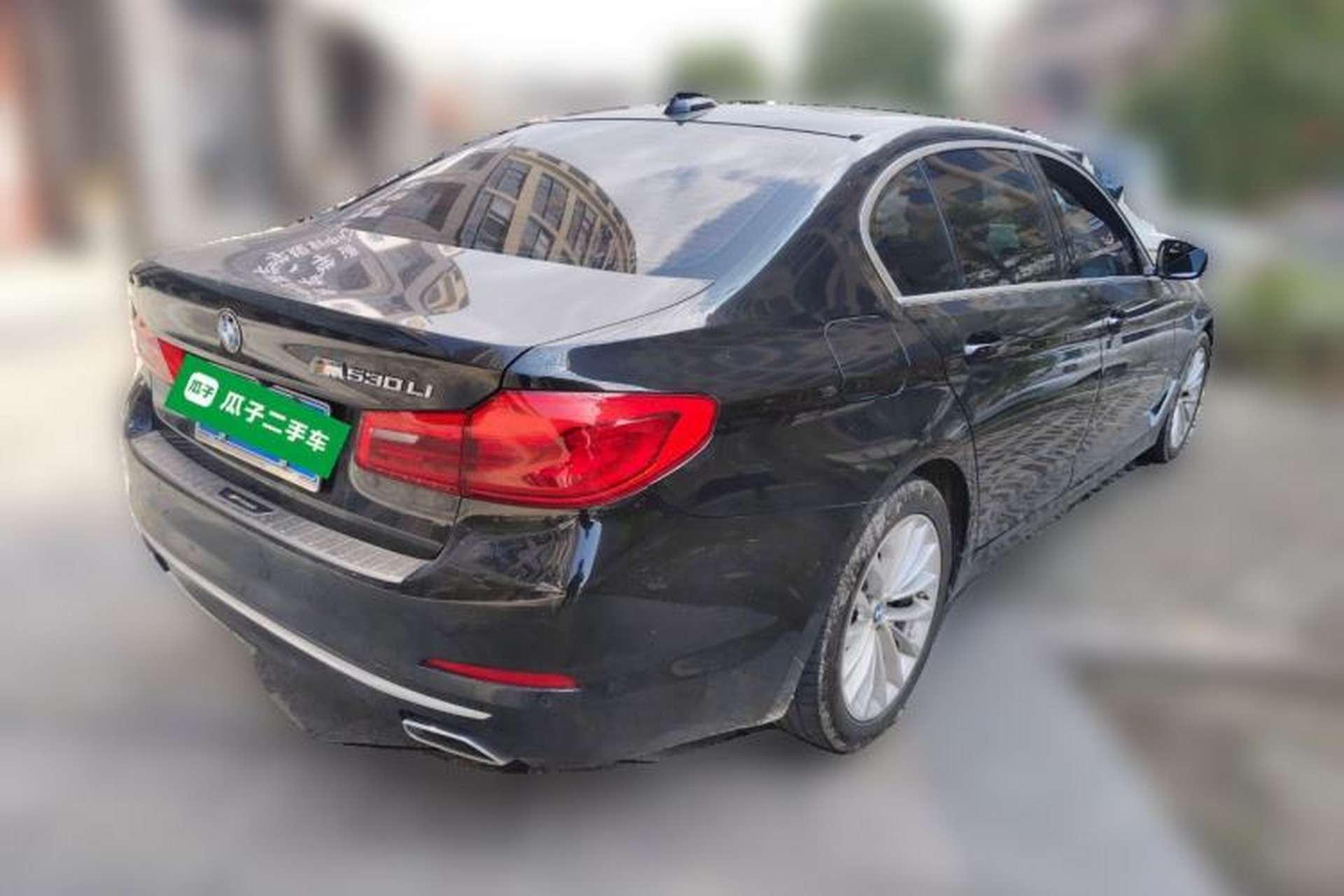 Used BMW 5 Series 2020 530Li Leading Edition Luxury Package Rear Right 45 Deg