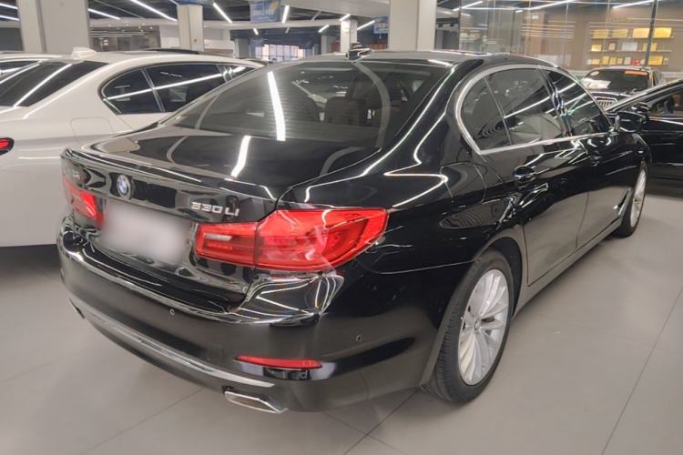 Used BMW 5 Series 2020 530Li Leading Edition Luxury Package Rear Right 45 Deg
