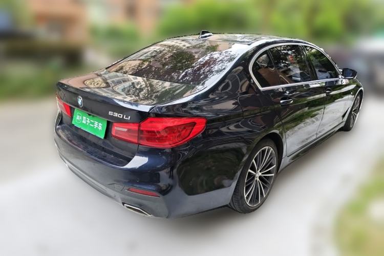 Used BMW 5 Series 2020 530Li Leading Model M Sport Package Rear Right 45 Deg