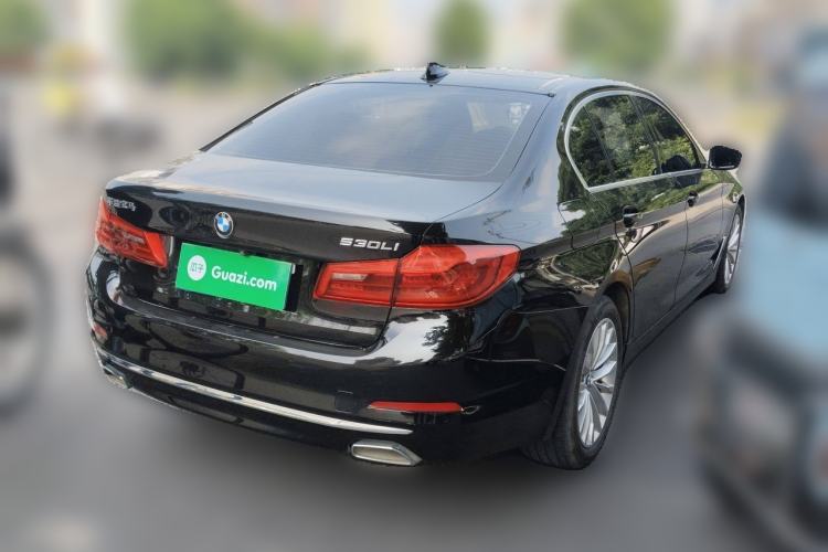 Used BMW 5 Series 2020 530Li Luxury Edition Premium Package Rear Right 45 Deg