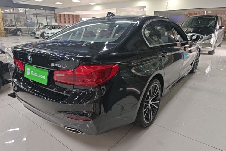 Used BMW 5 Series 2020 530Li Leading Model M Sport Package Rear Right 45 Deg