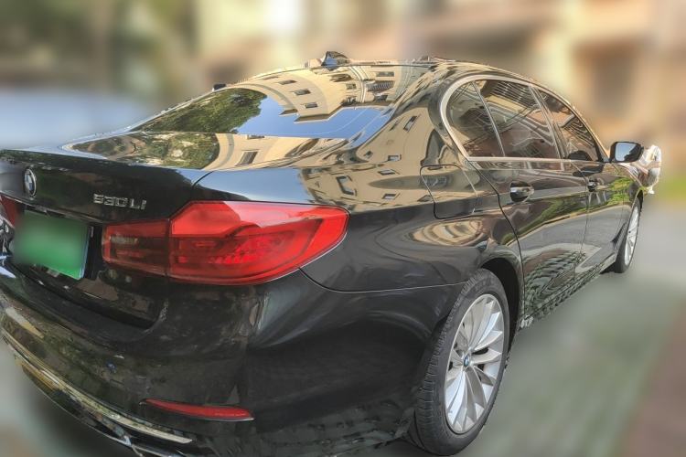 Used BMW 5 Series 2020 530Li Luxury Edition Premium Package Rear Right 45 Deg