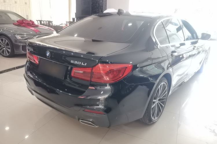 Used BMW 5 Series 2020 530Li Leading Model M Sport Package Rear Right 45 Deg