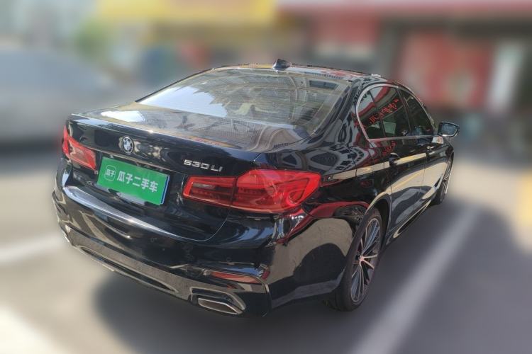 Used BMW 5 Series 2020 530Li Leading Model M Sport Package Rear Right 45 Deg