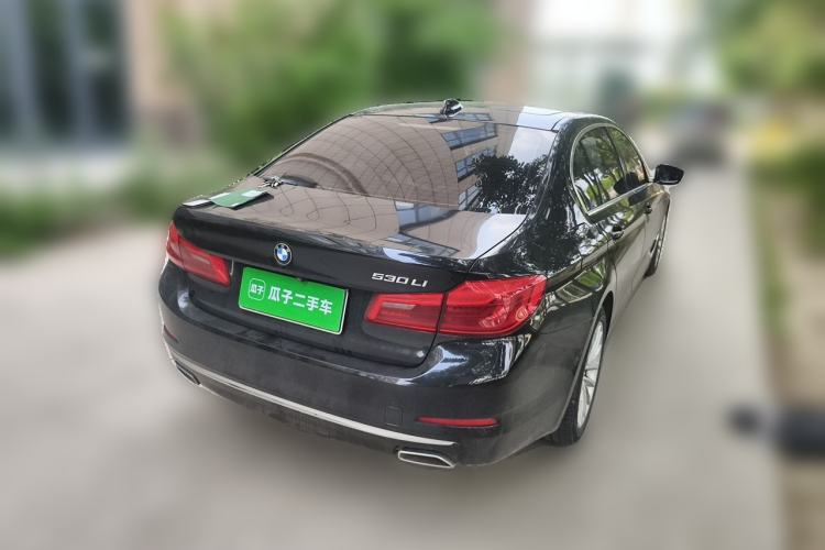 Used BMW 5 Series 2020 530Li Leading Edition Luxury Package Rear Right 45 Deg