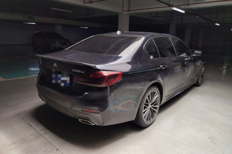 Used BMW 5 Series 2020 530Li Leading Model M Sport Package Rear Right 45 Deg