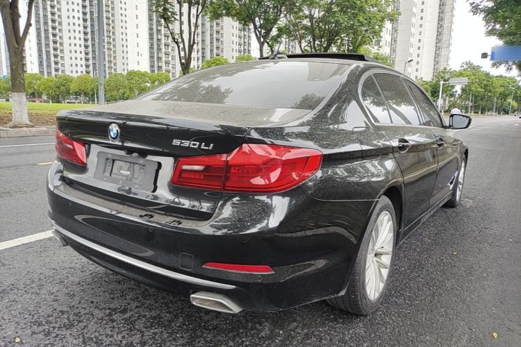Used BMW 5 Series 2020 530Li Leading Edition Luxury Package Rear Right 45 Deg